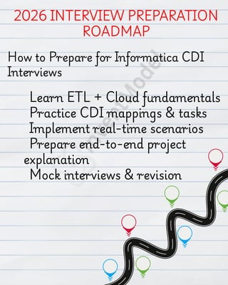 Ultimate 2026 Informatica IDMC CDI PDF Training Roadmap Inside 📄 | PDF