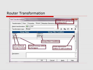 Router Transformation
 