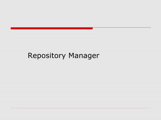 Repository Manager
 