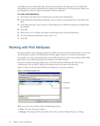 Informatica transformation guide | PDF