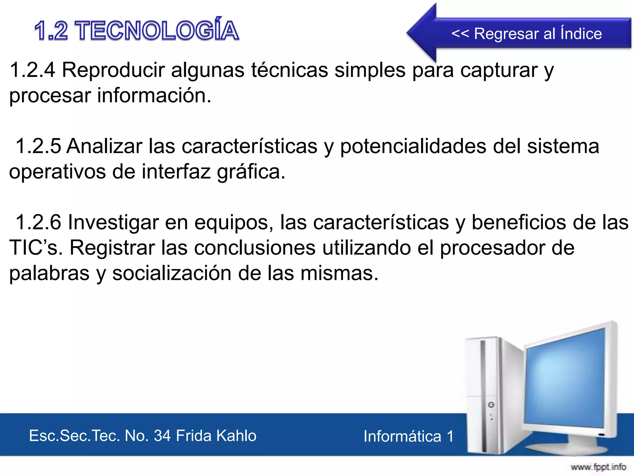 Informatica 1 | PPTX