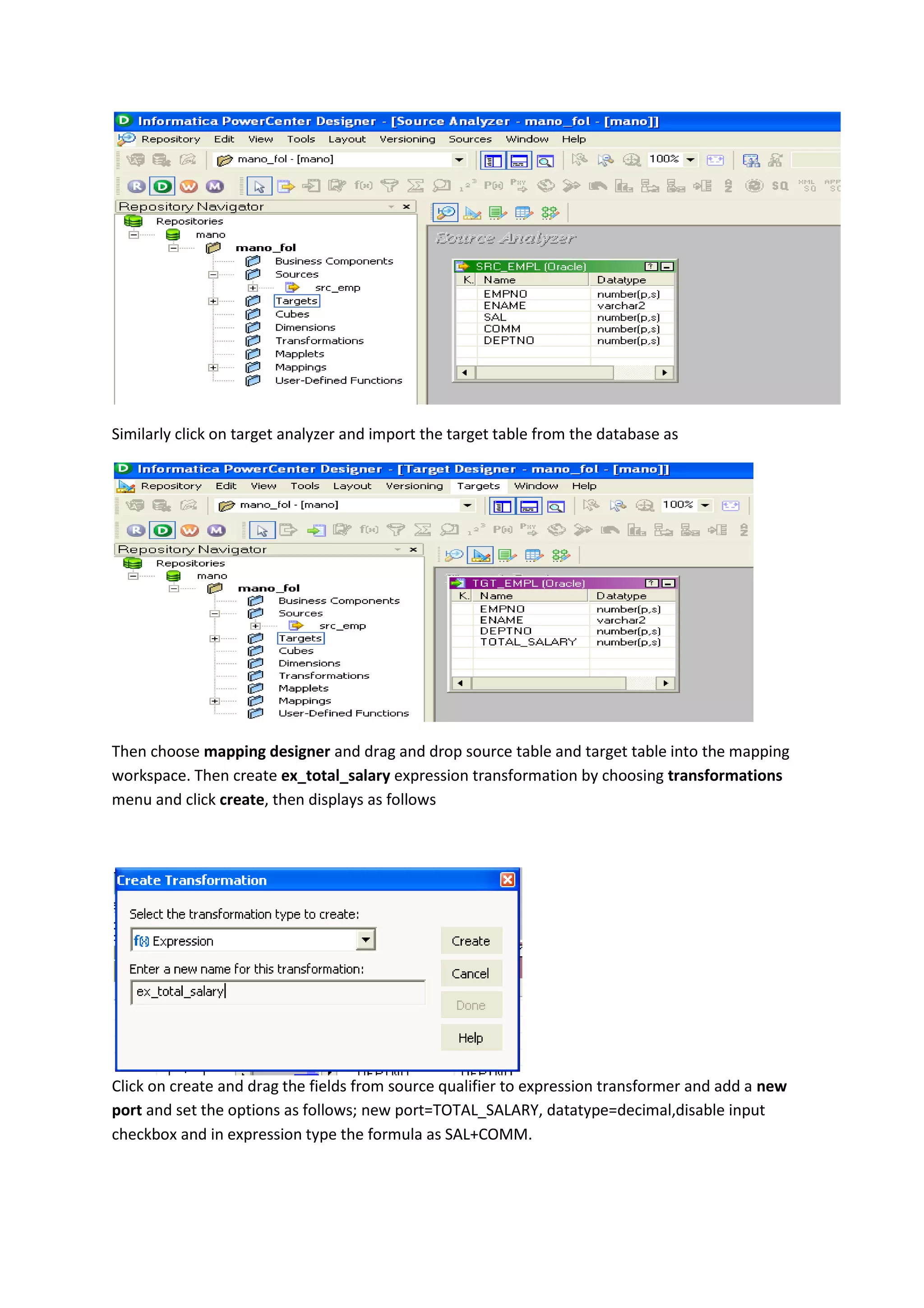 Informatica expression transformation