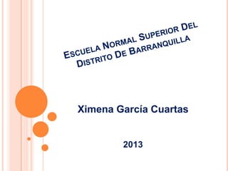 Ximena García Cuartas


        2013
 