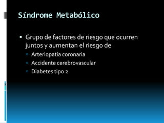 síndrome metabólico