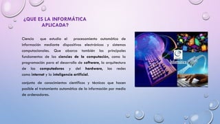 Informatica aplicada | PPTX