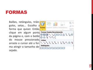 FORMAS
15
 