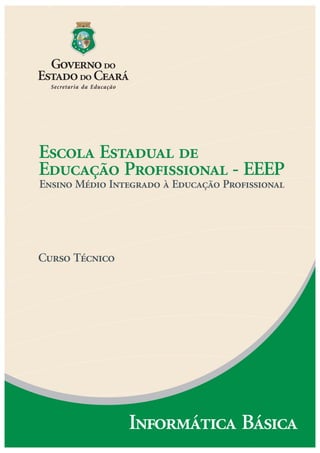 Escola Estadual de
Educação Profissional - EEEP
Ensino Médio Integrado à Educação Profissional

Curso Técnico

Informática Básica

 