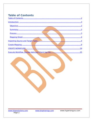 Informatica complex transformation i | PDF
