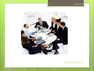 09/07/2015
María Eugenia Olarte G
9
 