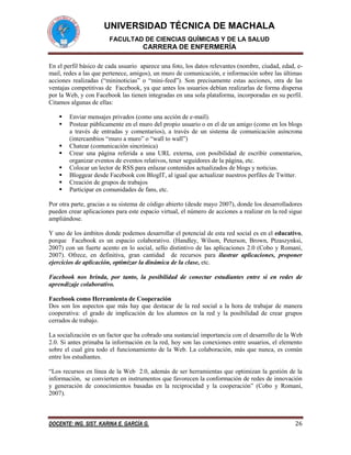 UNIVERSIDAD TÉCNICA DE MACHALA
FACULTAD DE CIENCIAS QUÍMICAS Y DE LA SALUD

CARRERA DE ENFERMERÍA
En el perfil básico de c...