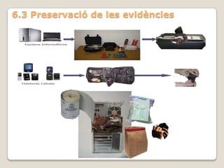 6.3 Preservació de les evidències
 