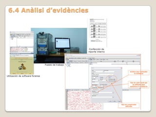 6.4 Anàlisi d’evidències
 