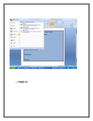  PASO 15
 