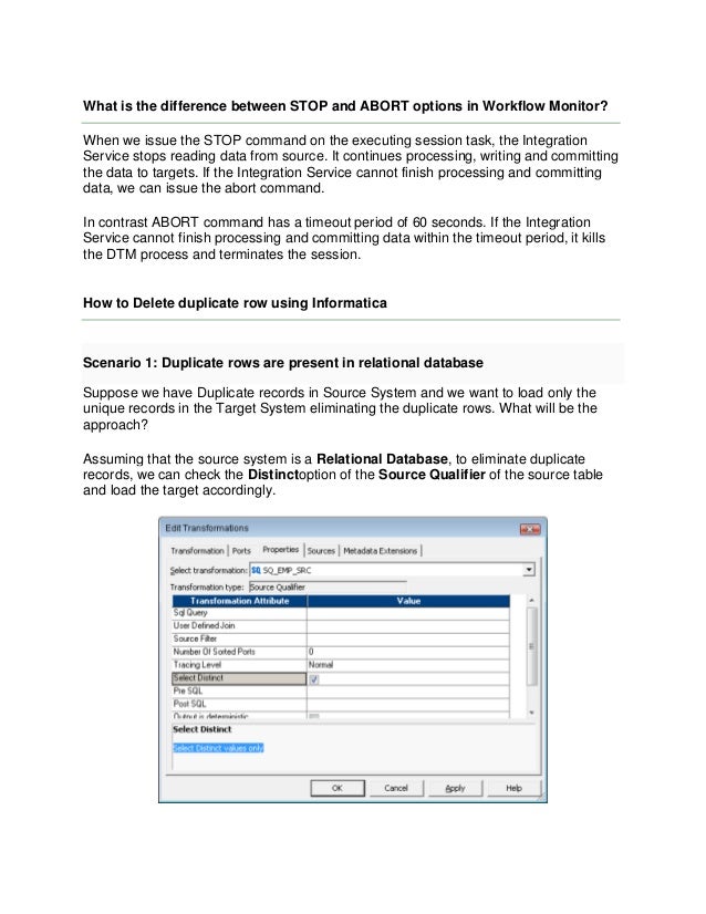 informatica workflow manager questions basic informatica question answers informatica workflow manager questions basic informatica question answers