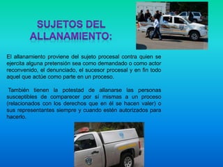 El Allanamiento