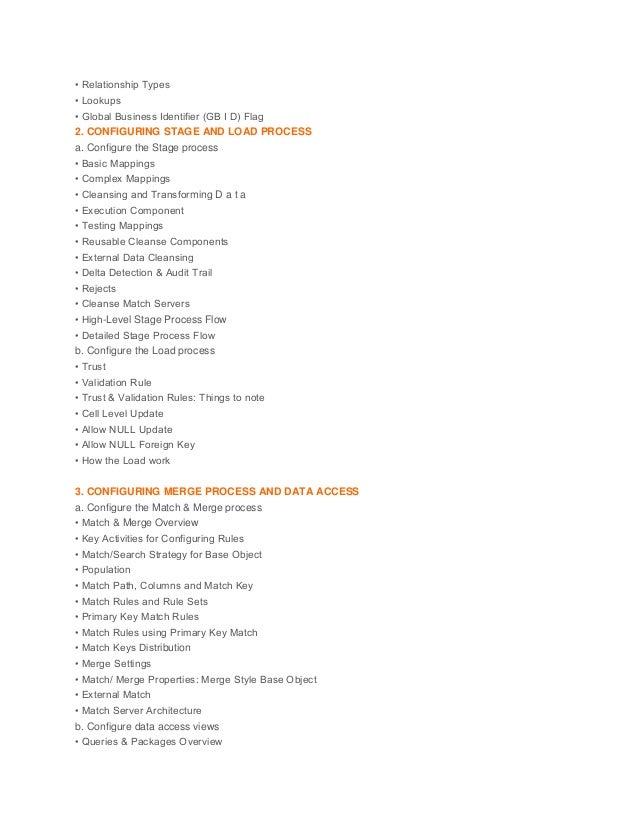 Informatica mdm online training, informatica Courses
