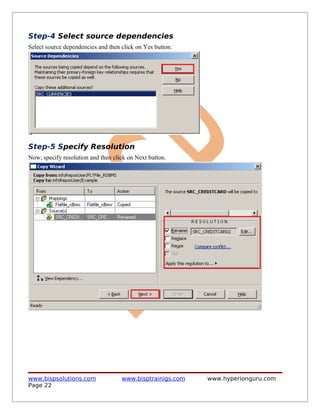 Informatica object migration | PDF