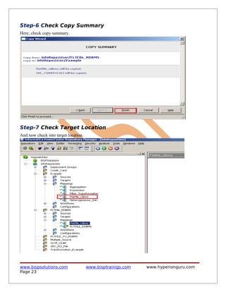 Informatica object migration | PDF