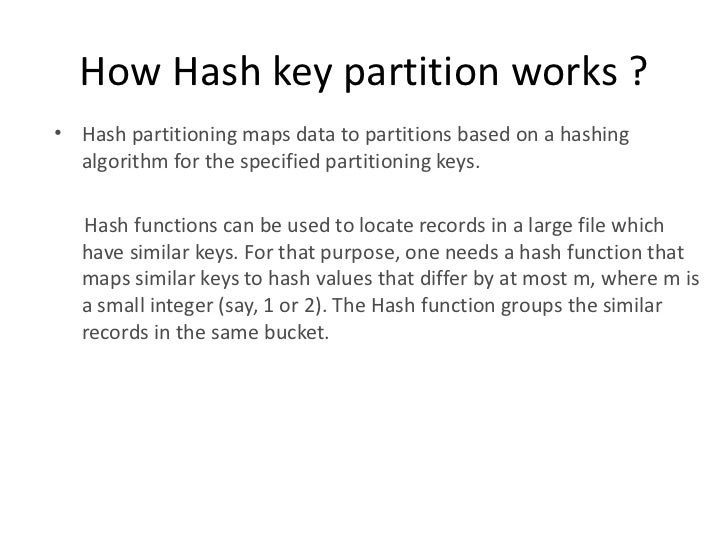 Informatica partitions
