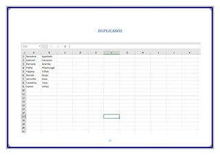 51
DUPLICADOS
 