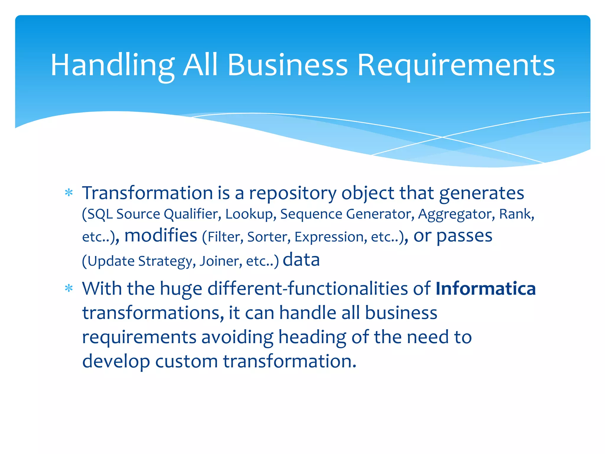 Informatica PowerCenter | PPTX