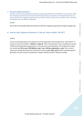 Informatica question & answer set | PDF