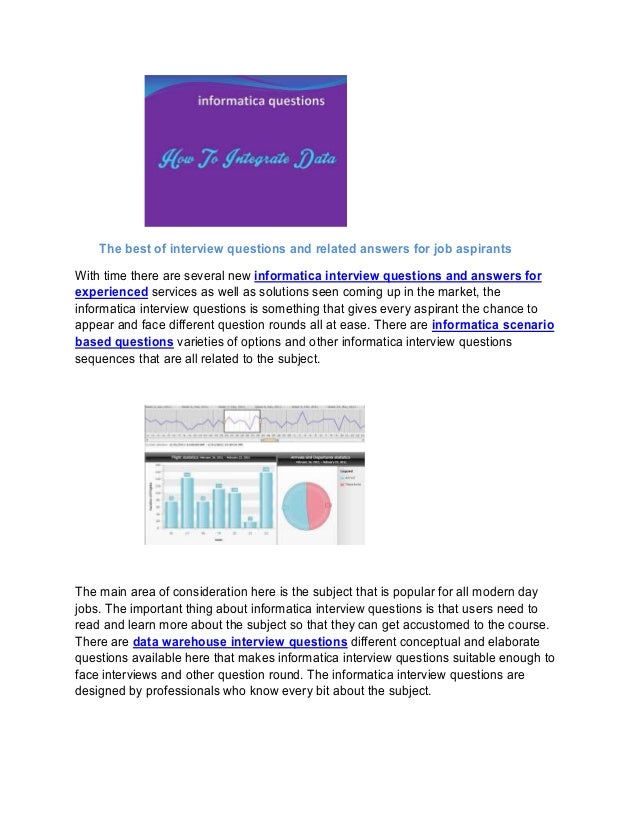 informatica scenario based data warehouse interview questions scenario based interview questions