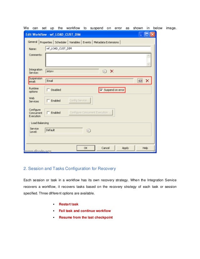 workflow recovery in informatica informatica failure recovery strategy workflow recovery in informatica informatica failure recovery strategy