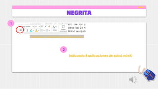 NEGRITA
1
2
 