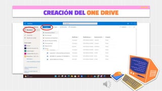 CREACIÓN DEL ONE DRIVE
 