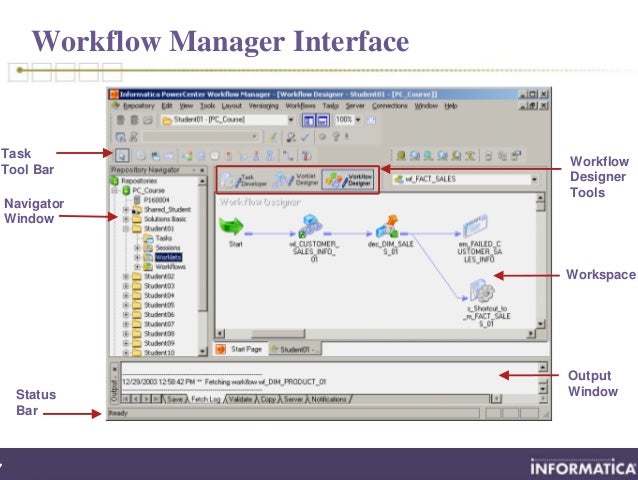 workflow manager in informatica informatica slides workflow manager in informatica informatica slides