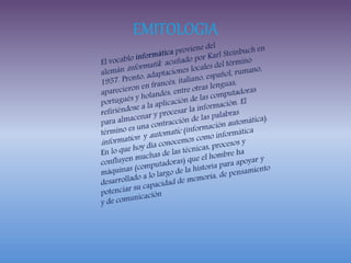 EMITOLOGIA
 