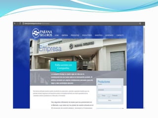 Falta acento en
Compañía.
 