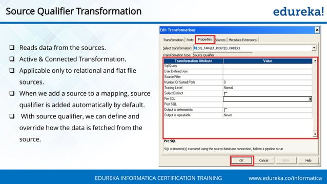 Informatica Transformations with Examples | Informatica Tutorial ...