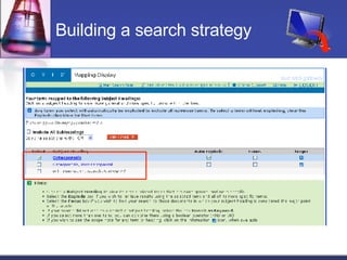 Building a search strategy 