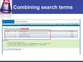 Combining search terms 