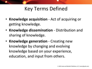 Your Knowledge Informatics stppt ch1 | PPT