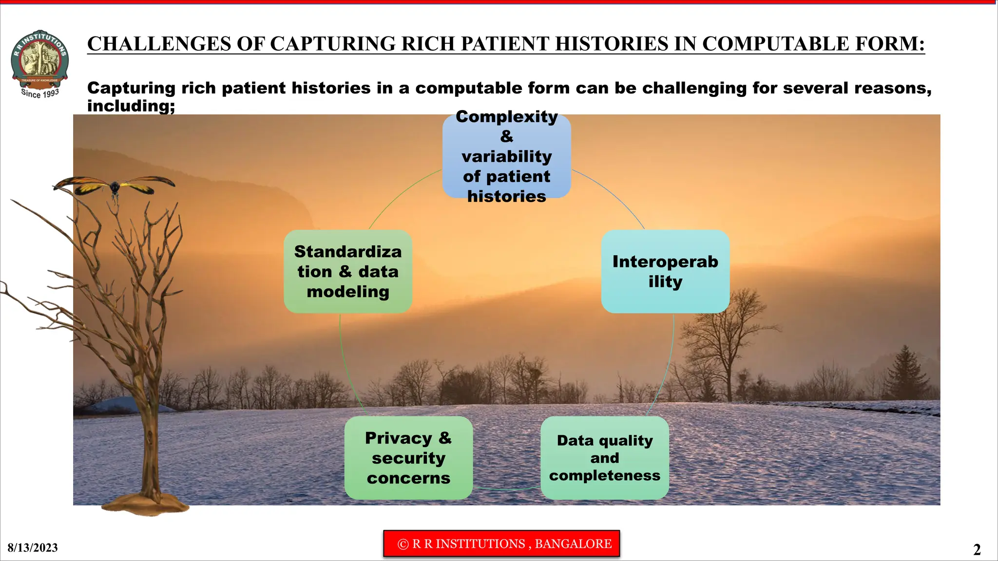 CHALLENGES IN CAPTURING RICH PATIENT HISTORY IN COMPUTABLE FORM/GLOBAL ...