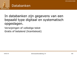 Opdracht Maak een mash-up van google-maps met de vestiging van je bibliotheek.  Zorg ervoor dat de foto van de bibliotheek op de juiste plaats van de kaart staat. 