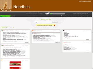 Inhoud (Toekomstige) evoluties in het digitaal inlichtingenwerk  Web 2.0 in het inlichtingenwerk Geavanceerde zoekstrategieën Specifieke digitale bronnen Kwaliteitsanalyse  