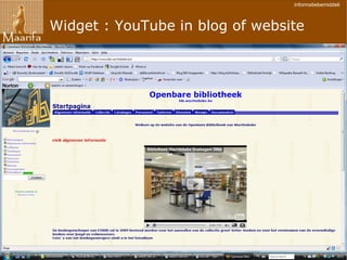 Instructie via “YouTube” 