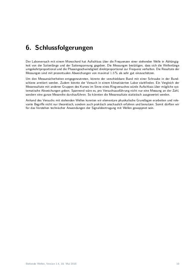 Stehende Wellen