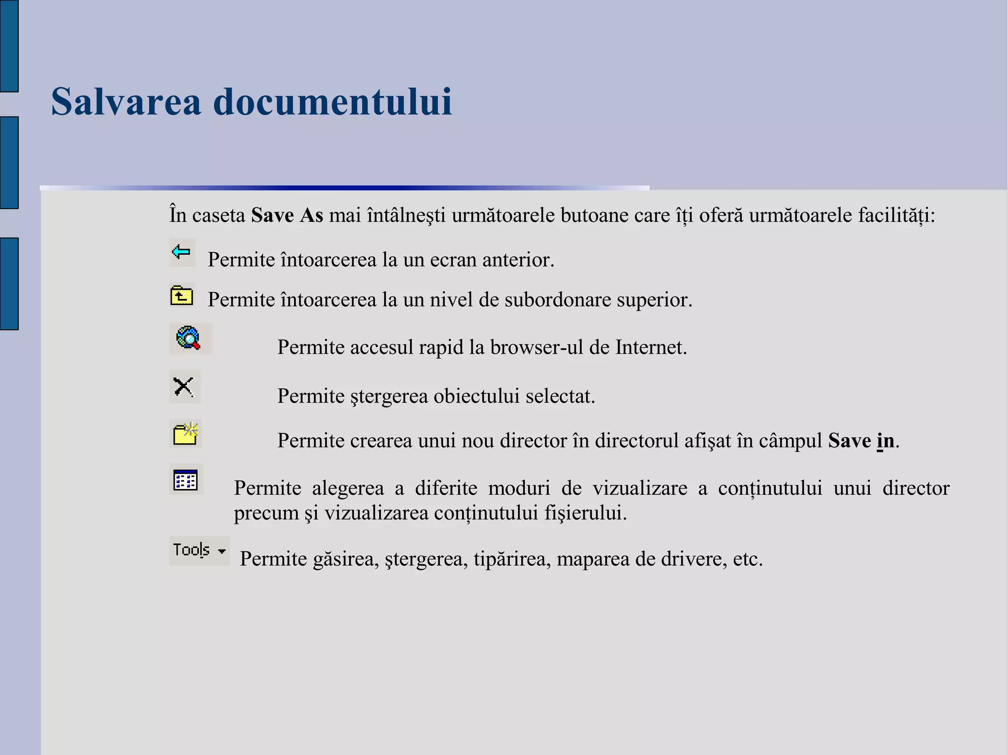 Salvarea documentului 