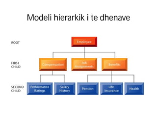 Modeli hierarkik i te dhenave

 