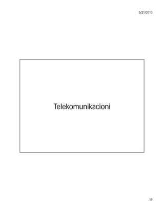5/21/2013

Telekomunikacioni

19

 