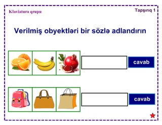 Obyektin fərqləndirici əlamətləri