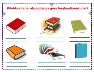 Obyektin fərqləndirici əlamətləri