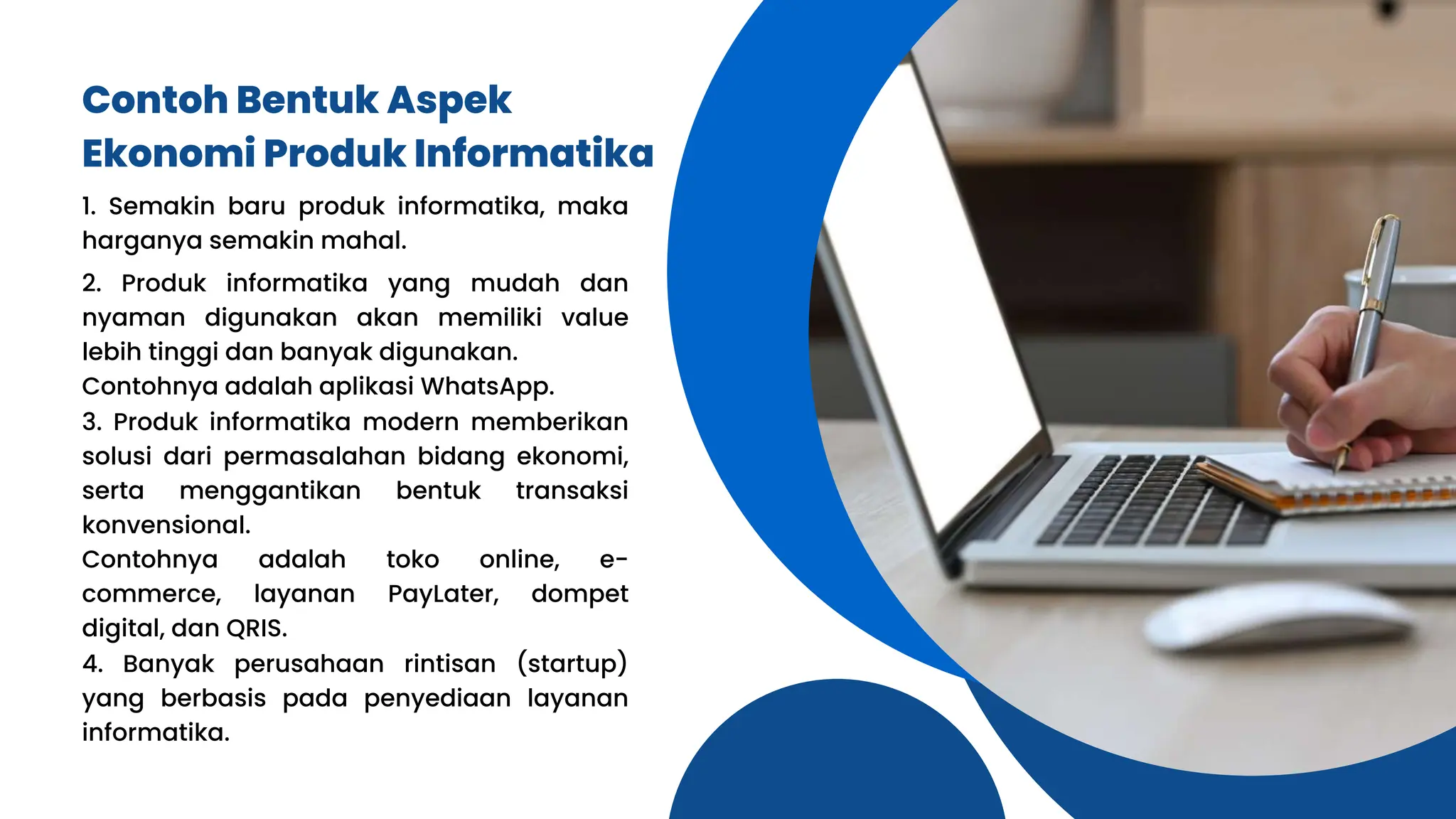Data Dan Informasi Informatika INFORMATIKA-DSI-ASPEK EKONOMI DAN HUKUM PRODUK TIK .pptx