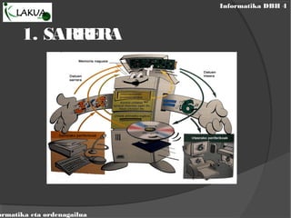 Informatika DBH 4
ormatika eta ordenagailua
1. SARRERA
 