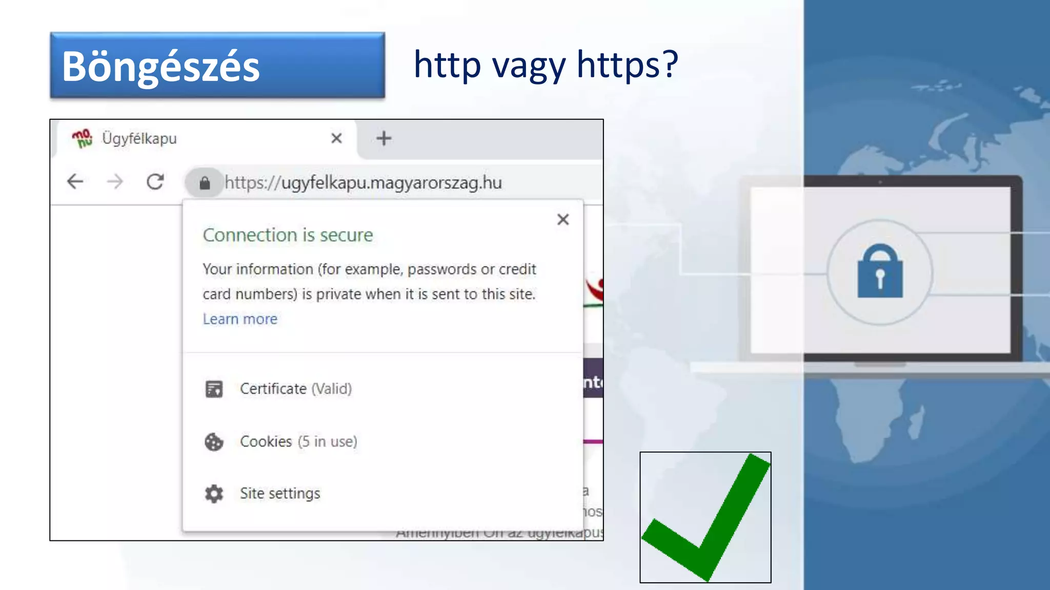 Böngészés http vagy https?
 